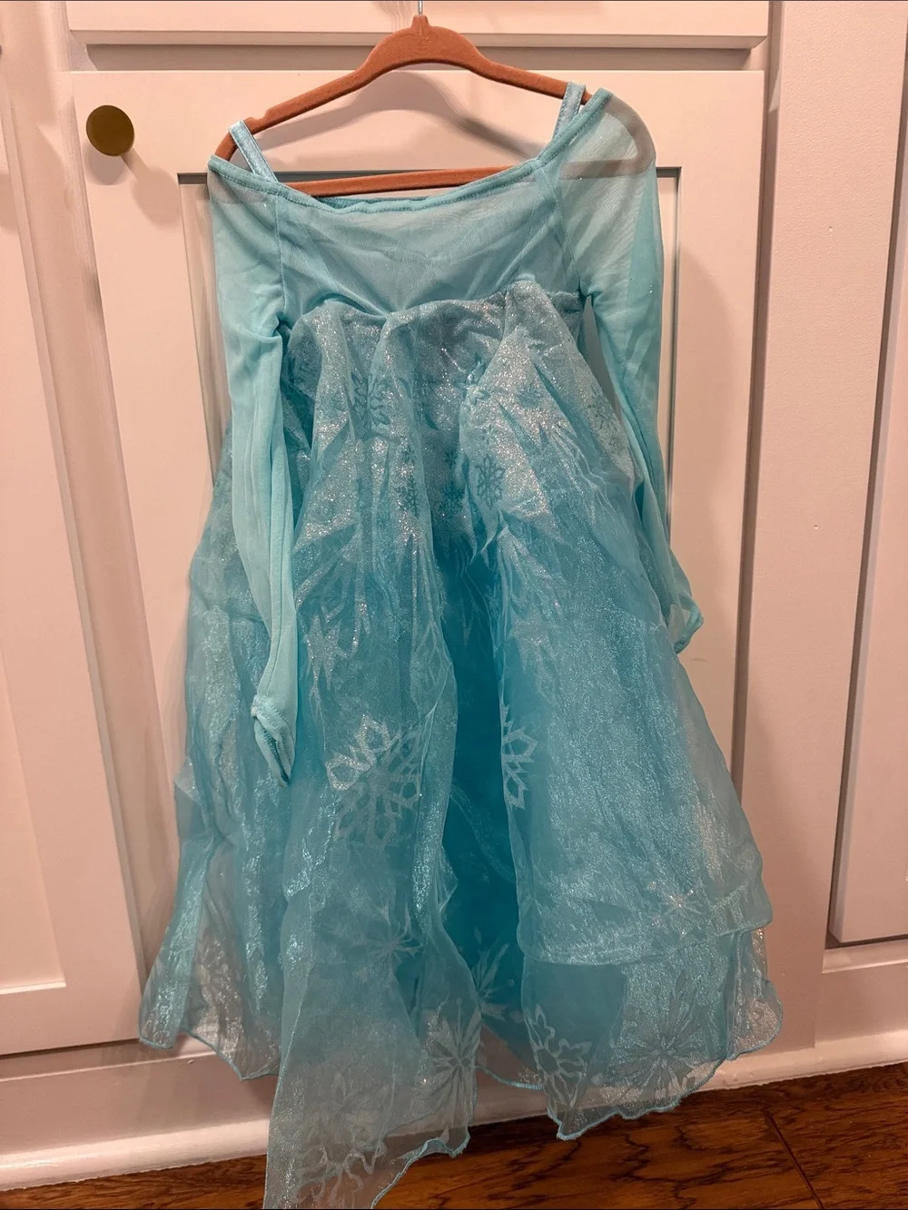Blue Sparkle Elsa Frozen Princess Costume Dress for Kids size 3